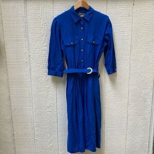 Vintage Royal Blue Dress